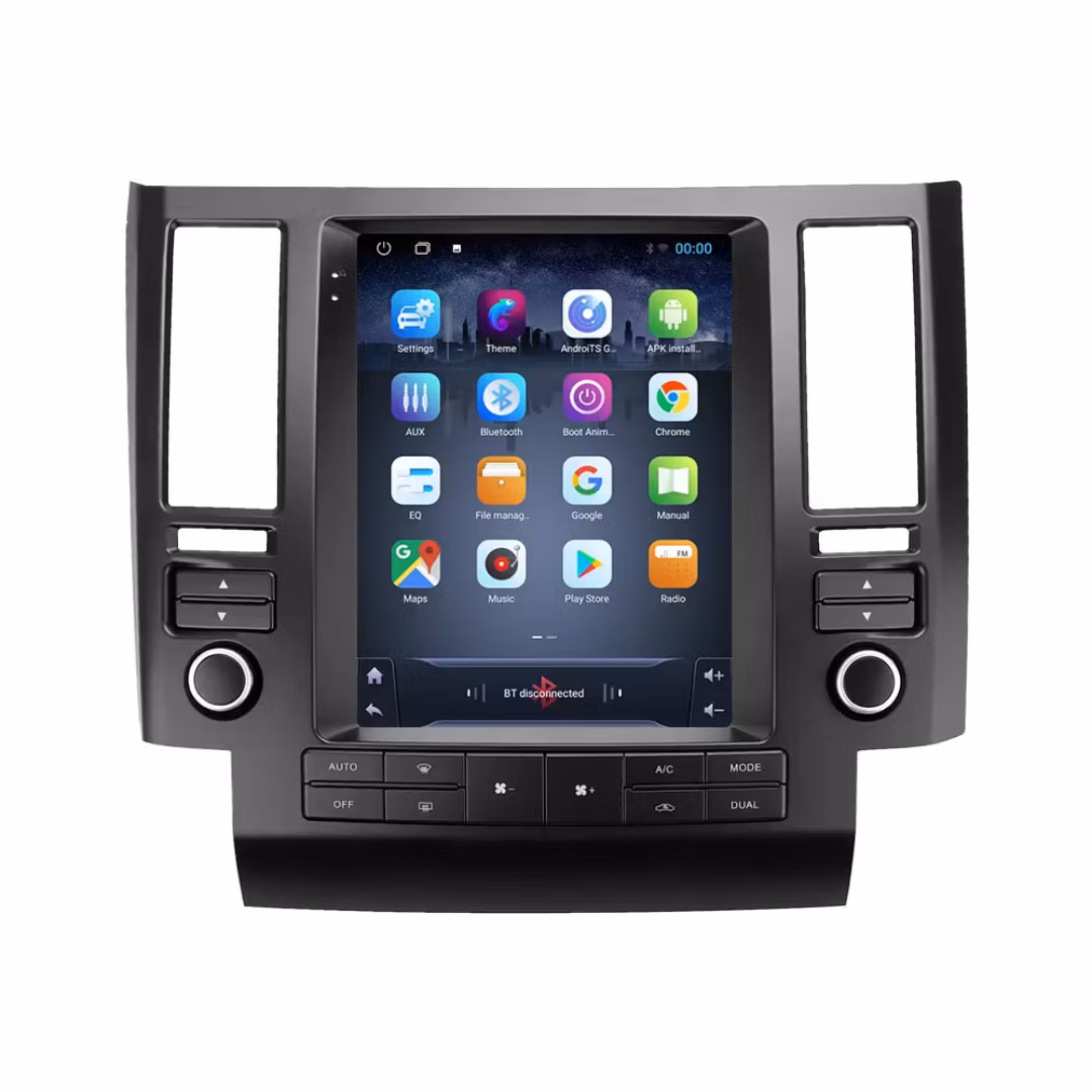 9.7" Android 13. Bilstereo Infiniti FX35 ,Fx 45 (2002--2006)gps wifi carplay android auto blåtand rds Dsp RAM:6GB  ROM:128G 4G LTE