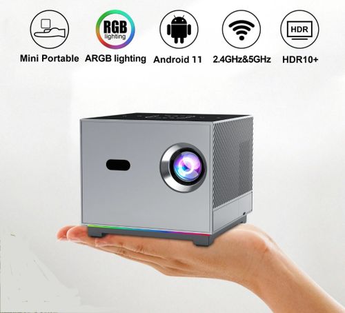 5G wifi 80"  android 11 mini videoprojektor, 1200 Ansi Lumens,16GB