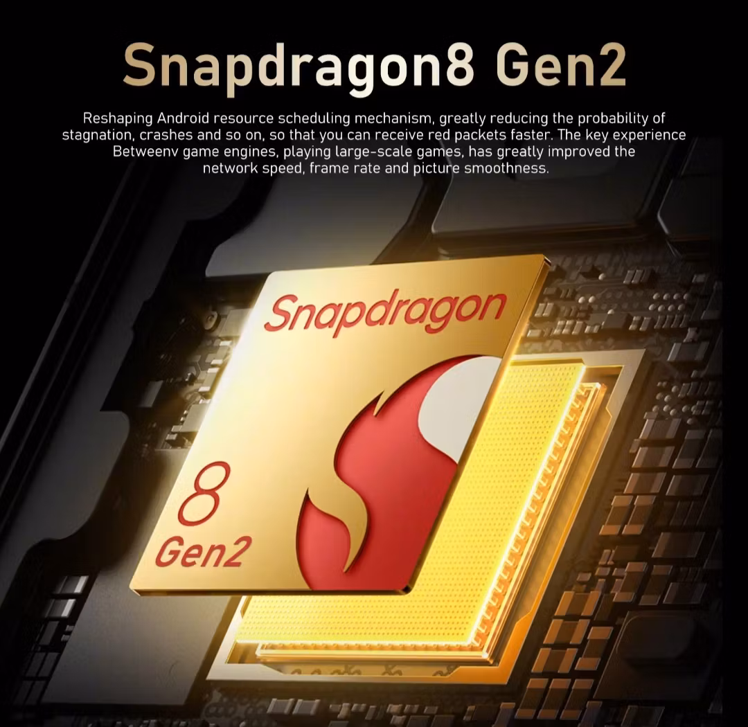 7,3" Android 13, 5G Smartphone 10 MP-pixlar Ram: 15GB, ROM: 512GB, dubbla simkort