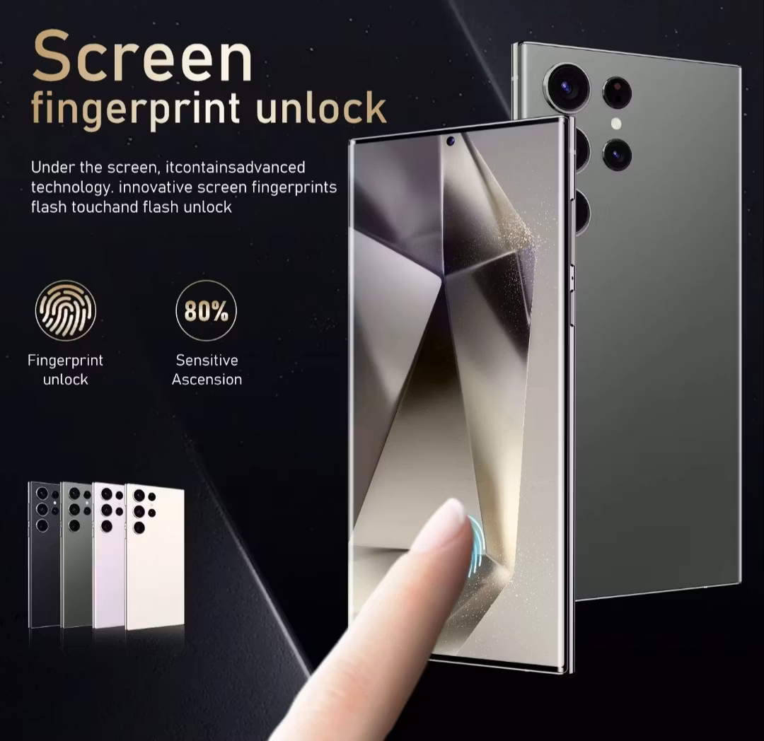 7,3" Android 13, 5G Smartphone 10 MP-pixlar Ram: 15GB, ROM: 512GB, dubbla simkort