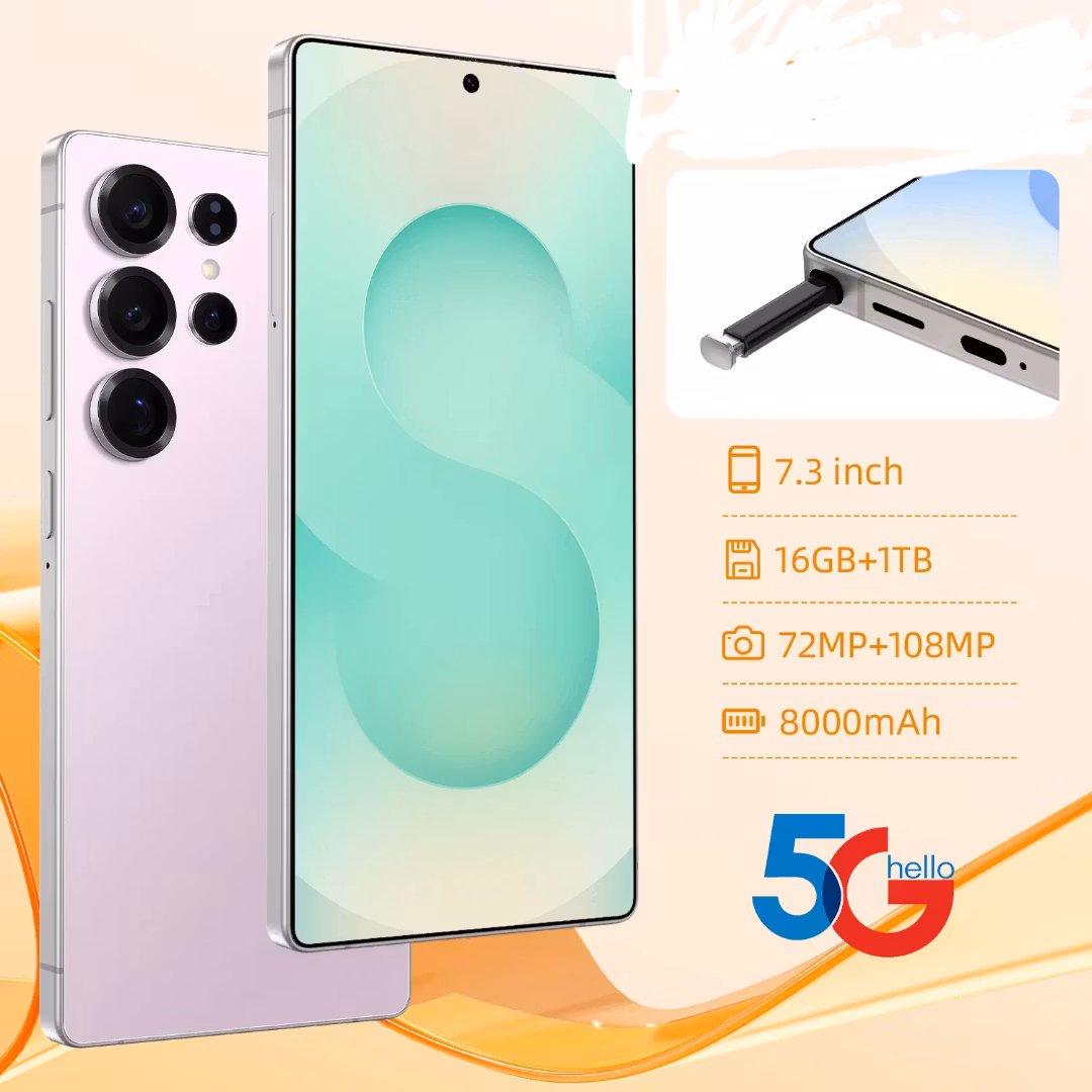 7,3" andtoid15,  5G LTE smartphone ROM: 1TB,  RAM: 16GB,gps
