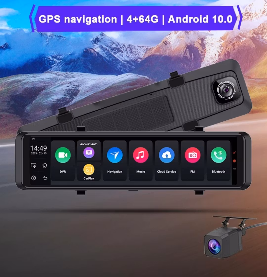 12" android 10, 4G LTE  bilspegel  kamera,gps RAM: 4GB,ROM: 64GB,carplay android auto