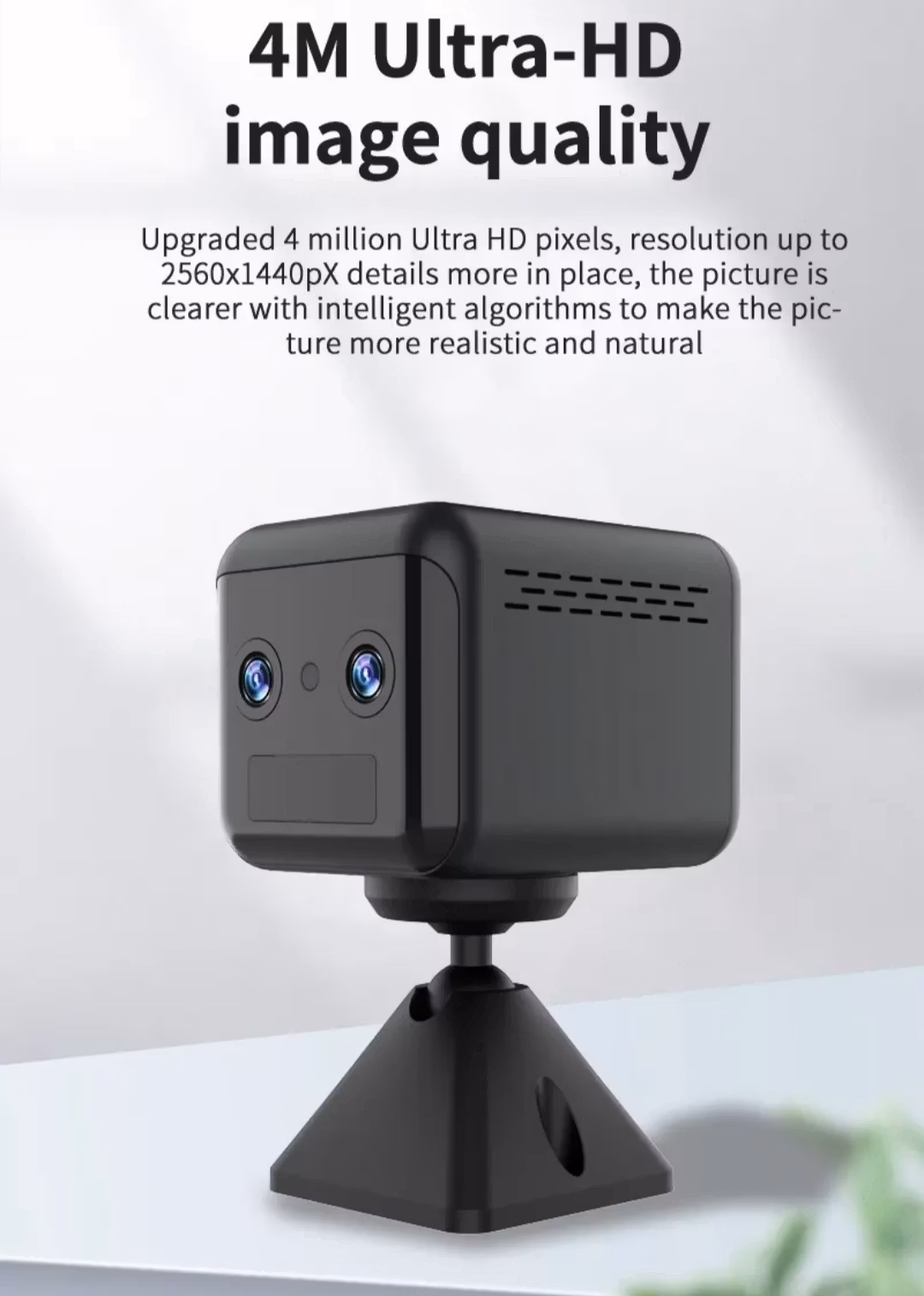 Mini wifi bevakningskamera,3000mAh
