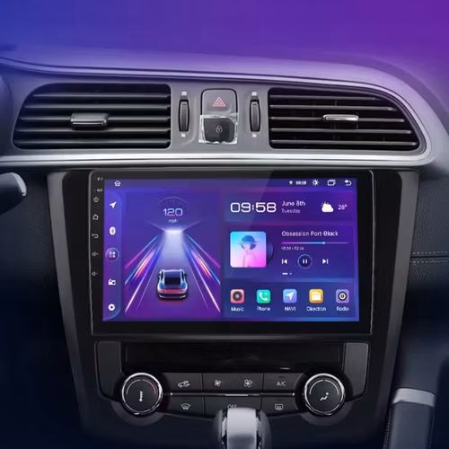 9"android 13,bilstereo Renault kadjar ( 2015--2019)gps wifi carplay android auto blåtand rds Dsp RAM:4GB, ROM:64GB  ,4G LTE
