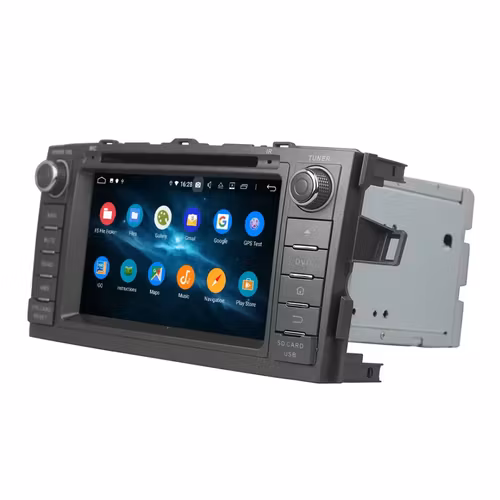 7"android 13, bilstereo  dvd spelare Toyota  Auris ( 2007--2012) gps wifi carplay android auto blåtand rds Dsp RAM: 8GB, ROM:128GB, 4G LTE