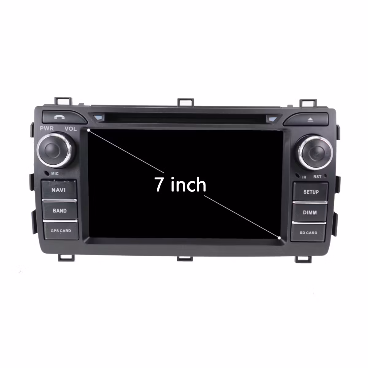 7"android 13,bilstereo  dvd-spelare Toyota Auris ( 2013-2015) gps wifi carplay android auto blåtand rds Dsp RAM: 4GB, ROM: 64GB  4G LTE