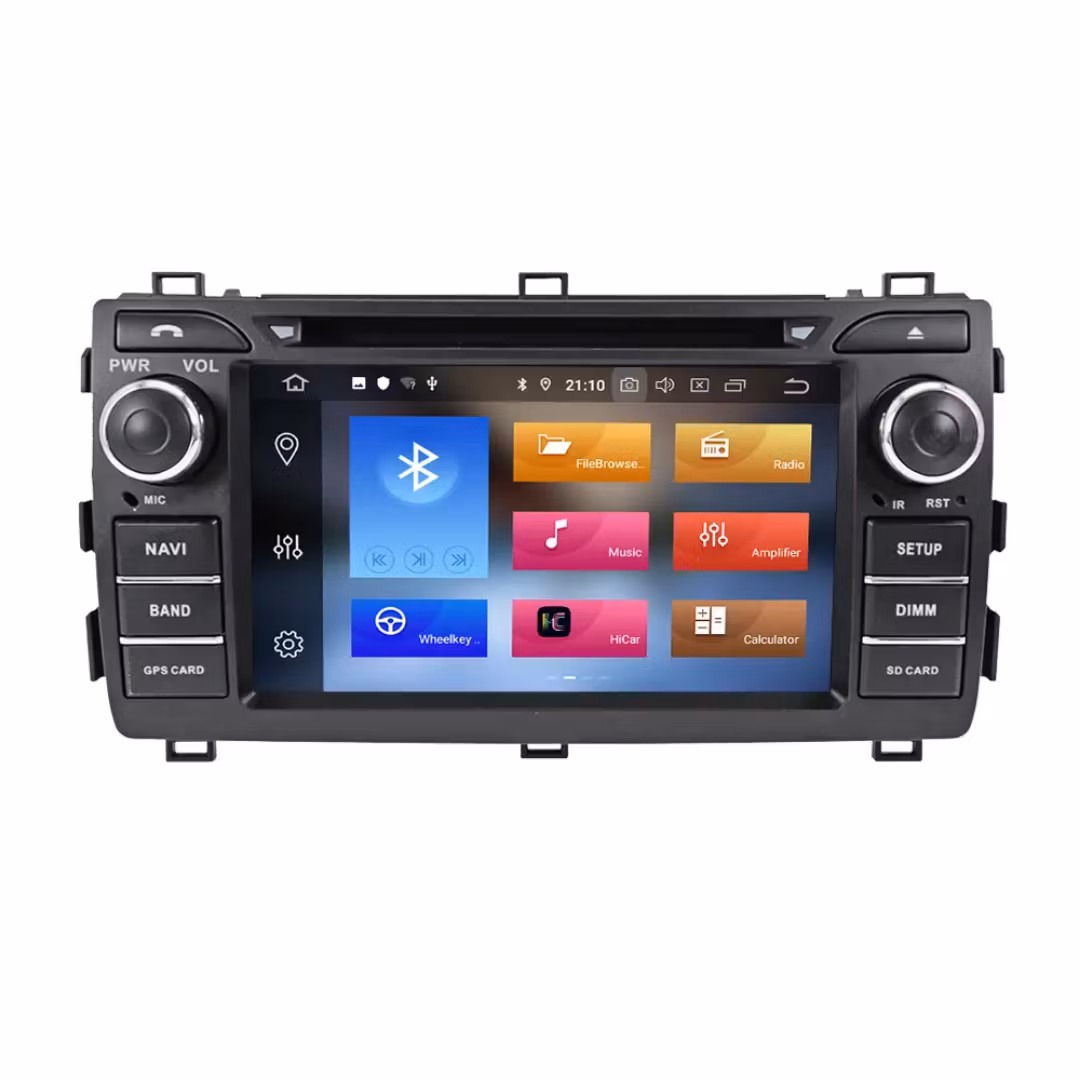 7"android 13,bilstereo  dvd-spelare Toyota Auris ( 2013-2015) gps wifi carplay android auto blåtand rds Dsp RAM: 4GB, ROM: 64GB  4G LTE