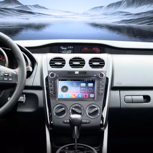 7"android 13,bilstereo dvd-spelare Mazda cx-7 (2007--2012) gps, carplay, blåtand, android auto, RDS, WiFi, Rom:128GB, Ram: 8GB, 4G LTE