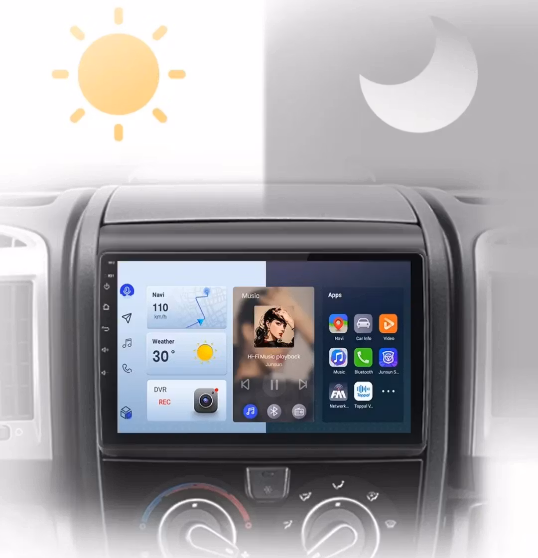 9"android 13 bilstereo Peugeot Boxer 2 (2006-2022 )gps wifi carplay android auto blåtand rds Dsp RAM:4GB. ROM: 64GB 4G LTE