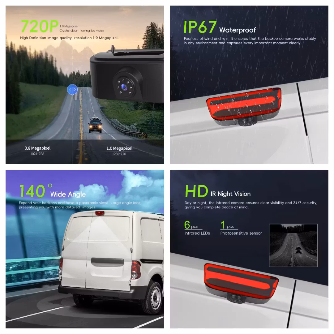 Bromsljus Backkamera Nissan Nv200 ( 2010,-2017)