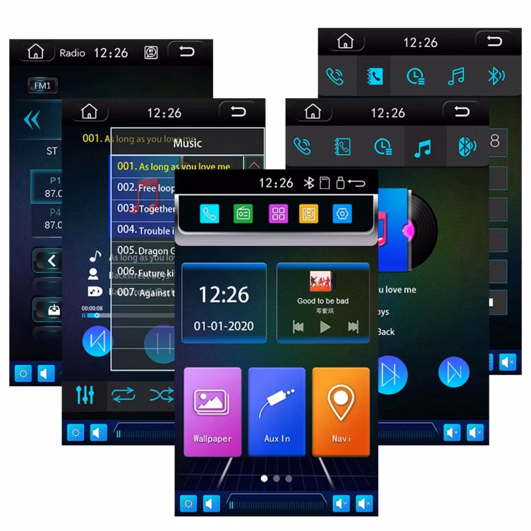 9,5" android 13, 2din universal bilstereo  ,gps,wifi Bluetooth,carplay,android auto