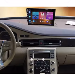 9"android 15 bilstereo stereo Volvo xc70 ,S80,V70 (2004--2011) gps wifi carplay android auto blåtand rds Dsp RAM: 4GB, ROM 64GB,  4G LTE + gratis backkamera