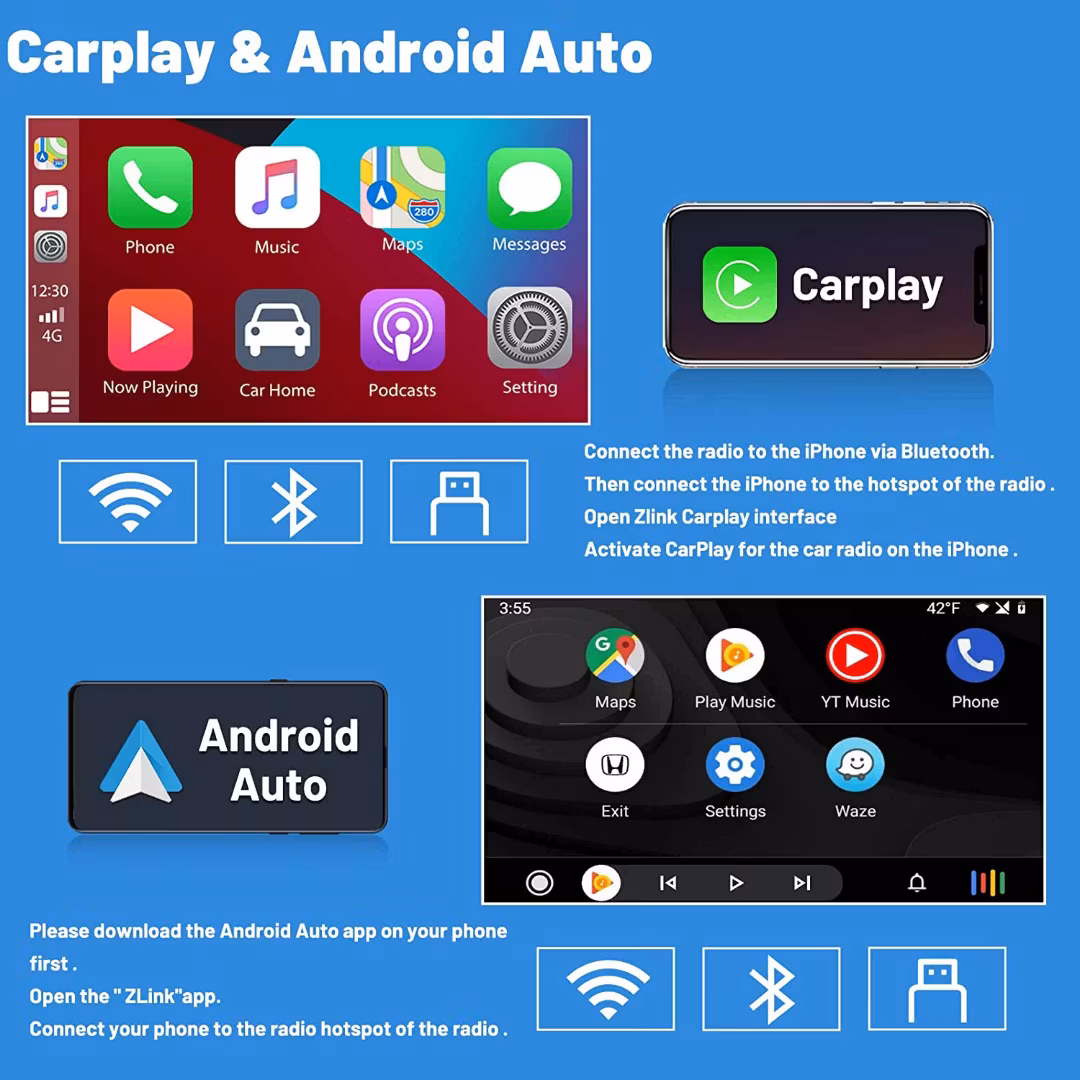 9"android 13, bilstereo Ford mustang ( 2015--2016) gps wifi carplay android auto blåtand rds Dsp RAM;4GB, ROM:64GB, 4G LTE, +, gratis  backkamera