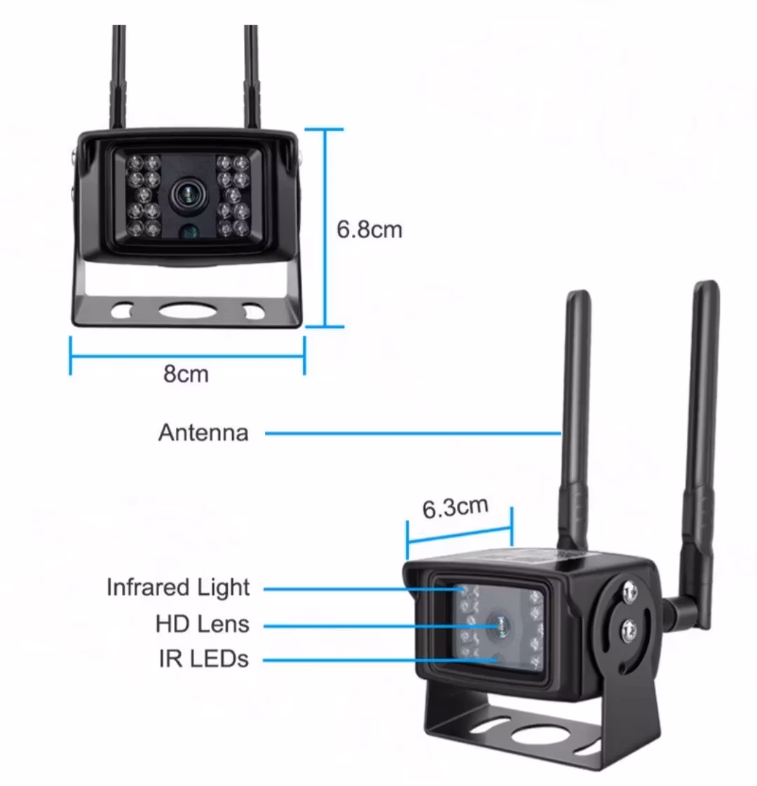 4G LTE  vattentät backkamera med Gps Tracker,last bil  ,bussen