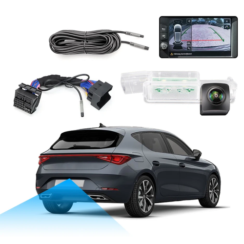 170° Canbus dynamisk backkamera för Seat Leon Mk3 2015~2020 Plug & Play | HD Night Vision | För MIB-enhet