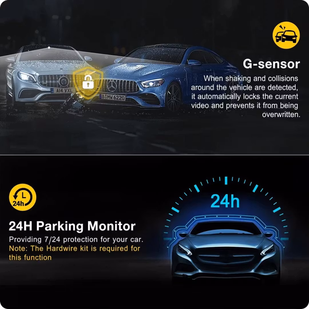2K WiFi Bil DVR Full HD Dash Cam