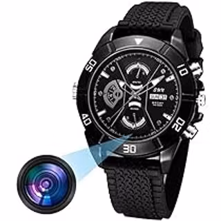 128 GB Armband spionklocka med HD videokamera ,rörelsedetektering, mörkerseende