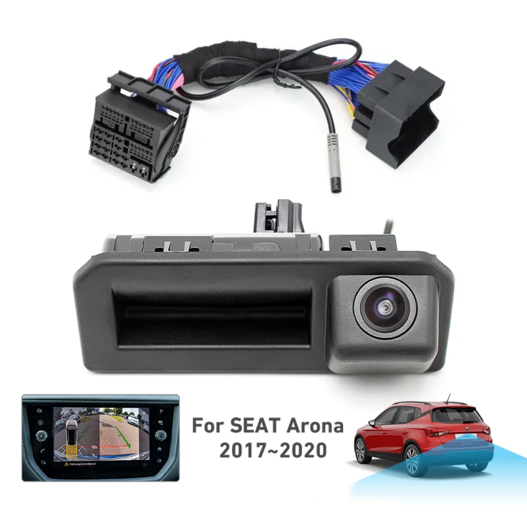 170° Canbus-data Dynamisk bana Backkamera för Seat Arona 2017~2020 MIB Stereo