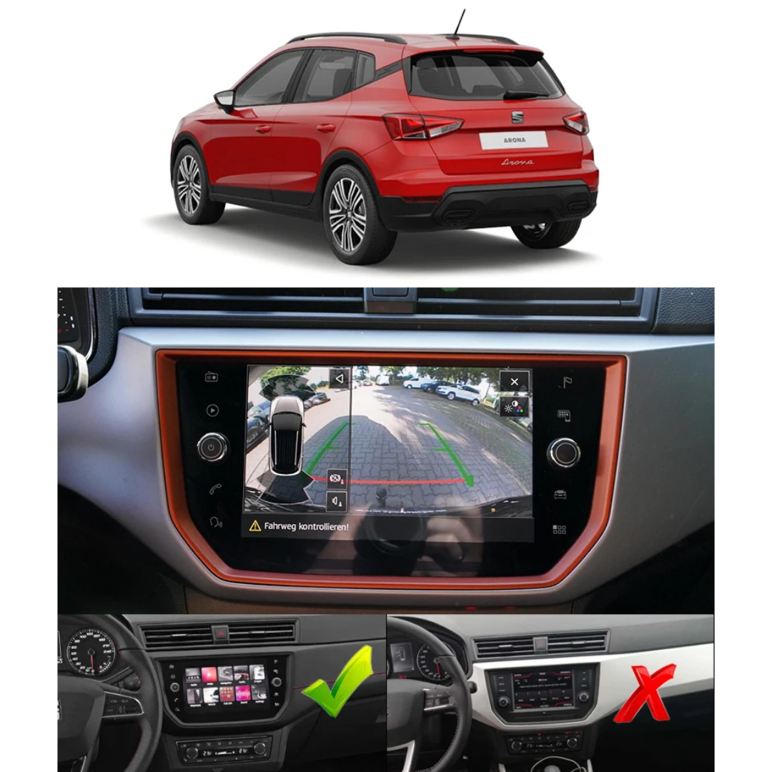 170° Canbus-data Dynamisk bana Backkamera för Seat Arona 2017~2020 MIB Stereo