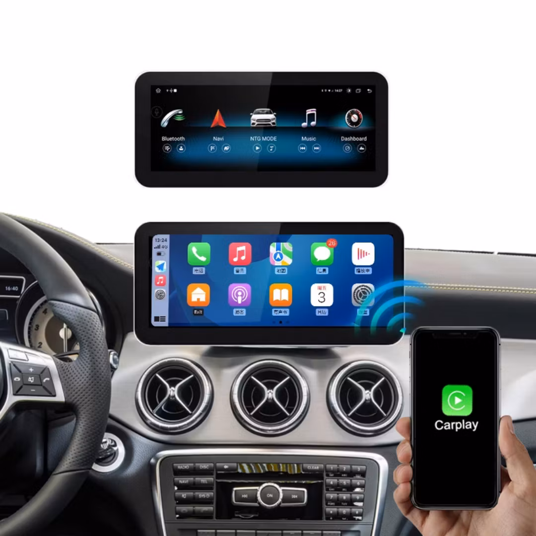 10,25" android 13 bilstereo Benz B-Class W246   Original NTG 4.5 system   B200, B180, B220, B260  (2013---2015)  Gps carplay android auto blåtand rds Dsp RAM:4GB,ROM : 64GB,4G LTE