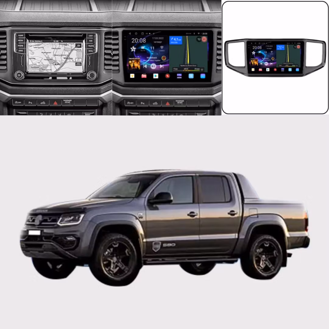 9"android 12, android bilstereo  VW Amarok ( 2016--2020) gps wifi carplay android auto blåtand rds Dsp RAM: 8GB,  ROM : 256GB,  4G LTE