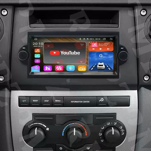 6.2" android 15 Bilster.  Jeep Commander/ Patriot/ Cherokee/compass/ Grand cherokee ( 2005--2008)  gps wifi carplay android auto blåtand rds Dsp RAM:4GB, ROM:64GB