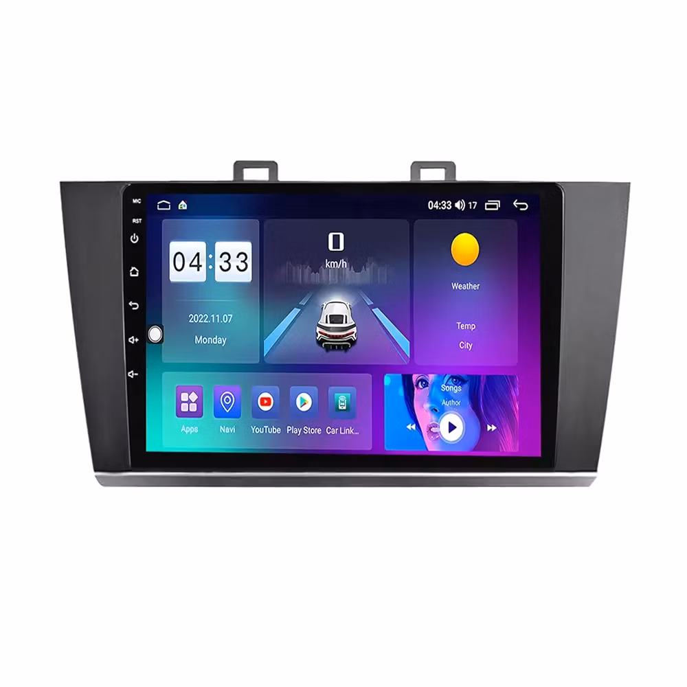 9"android 13, bilstereo  Subaru Legacy/ Outback( 2015--2018) gps wifi carplay android auto blåtand rds Dsp RAM:2GB, ROM: 64GB,wifi