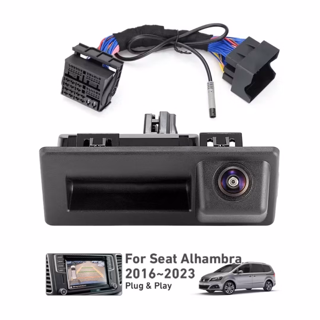 170° Canbus dynamisk backkamera för Seat Alhambra (2016-2023) Plug & Play | HD Night Vision | För MIB-enhet