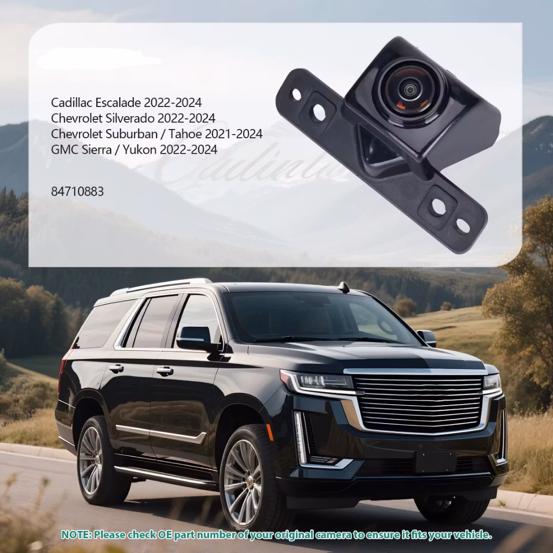 84710883 OE ersättningskamera Frontkamera för Cadillac Escalade 2022-2024, Chevrolet Silverado 2022-2024, Chevrolet Suburban/Tahoe 2021-2024, GMC Sierra/Yukon 2022-2024