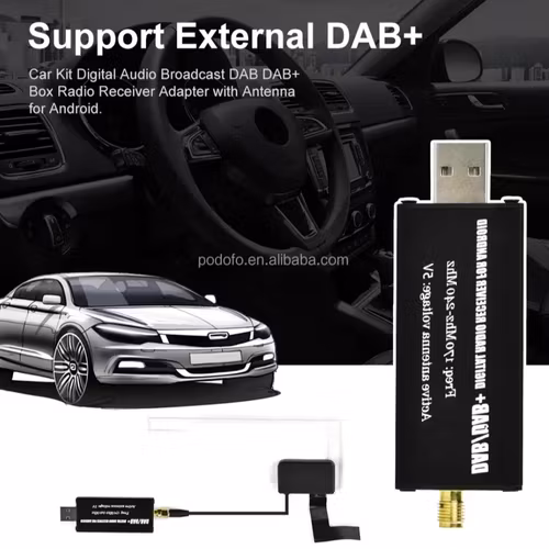 DAB/DAB+ , usb Digital radio mottagare till android bilstereo