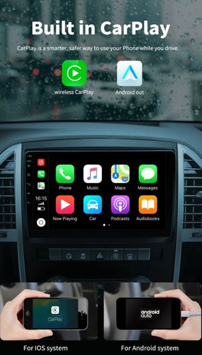9" android 13 Bilstereo Mercedes Benz  Vito 3( 2014-- 2021)gps wifi carplay android auto blåtand rds Dsp RAM:8GB, ROM:256GB, 4G LTE