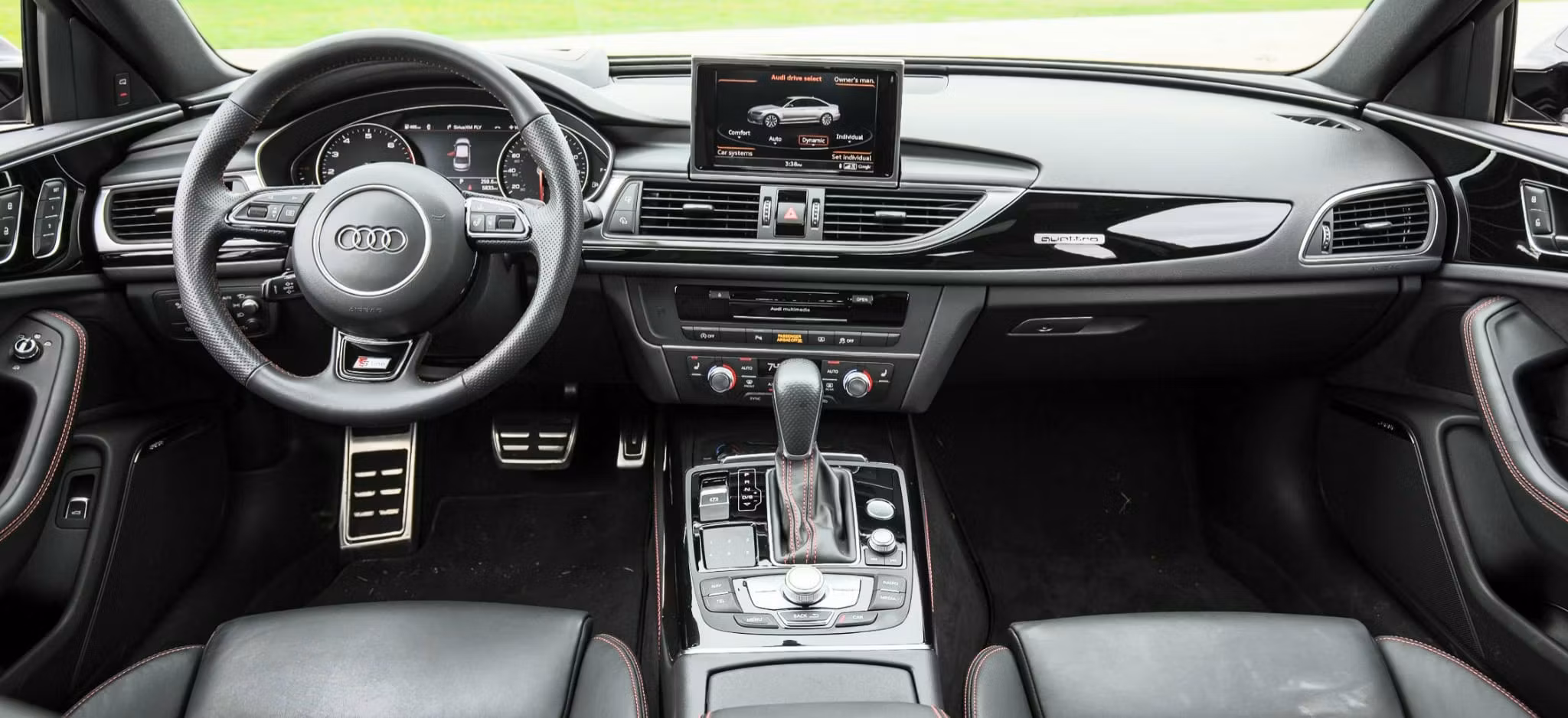 9"android 13 bilstereo  Audi A6 ( 2012--2018) gps wifi carplay android auto blåtand rds Dsp RAM: 4GB, ROM:64GB, 4G LTE