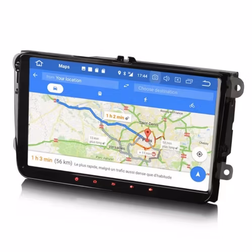 9"android 10, bilstereo  Volkswagen bilar( 2005--2015)  gps wifi carplay android auto blåtand rds Dsp RAM: 4GB, ROM: 64GB, 4G LTE