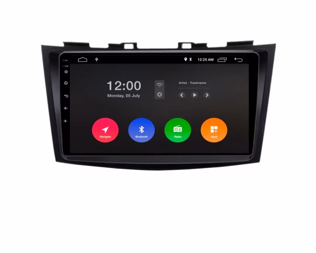 9"android 13, bilstereo  Suzuki Swift 4 ( 2011-2017) gps wifi carplay android auto blåtand rds Dsp RAM: 4GB Rom: 64GB, 4G LTE