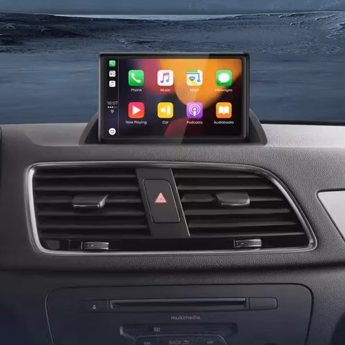 9" android 12 Bilstereo  Audi Q3 (2013--2018) GPS WIFI carplay android auto blåtand rds Dsp RAM:4GB, ROM: 64GB, 4G LTE