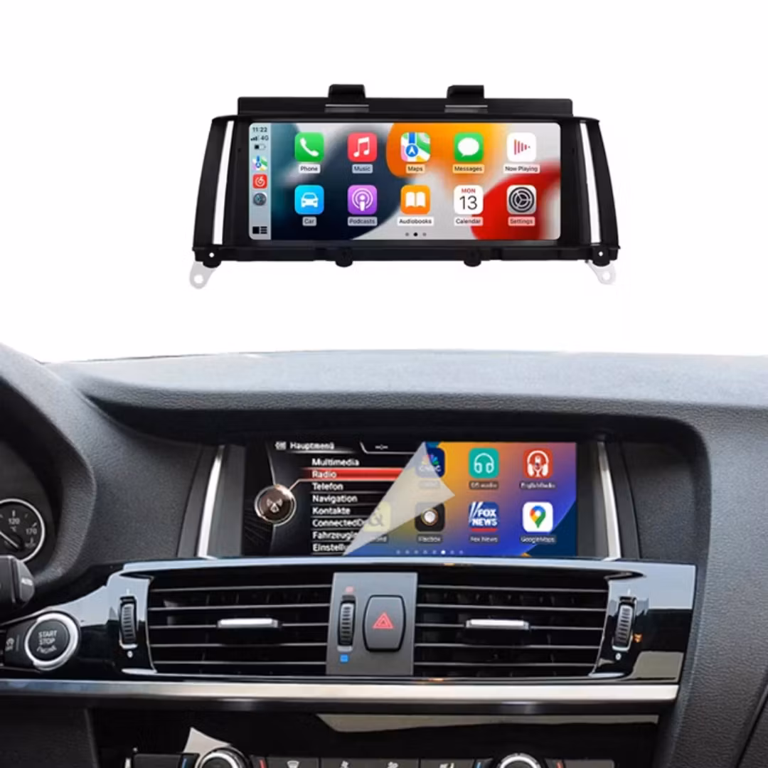 8,8" Android 14 bilstereo  BMW F25/F26,x3,x4( 2011--2018) gps wifi carplay android auto blåtand rds Dsp RAM:8GB, ROM:128GB,4G LTE