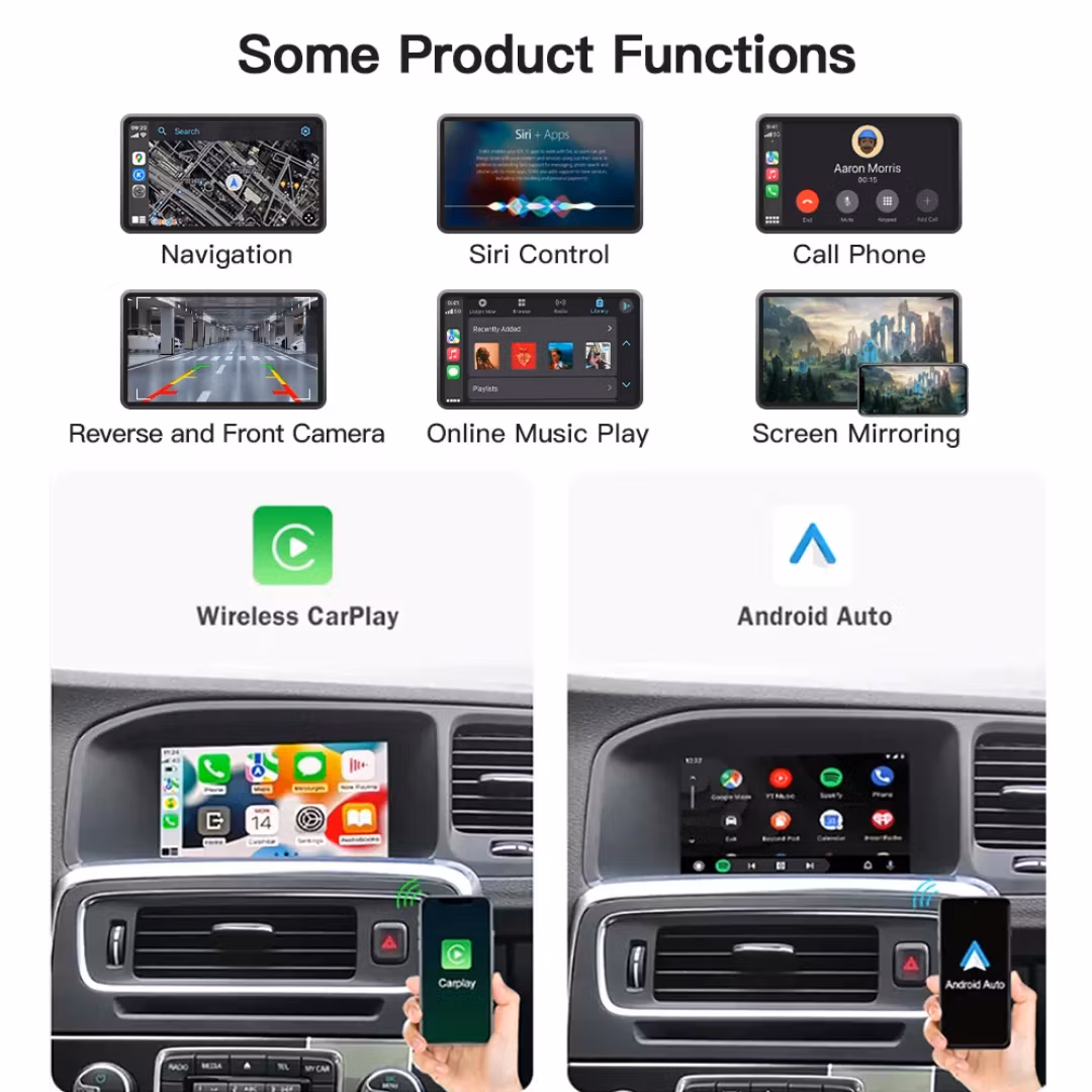 Carplay & Android auto modul  Volvo  V60/S60/V40/vx60( 2015--2018)