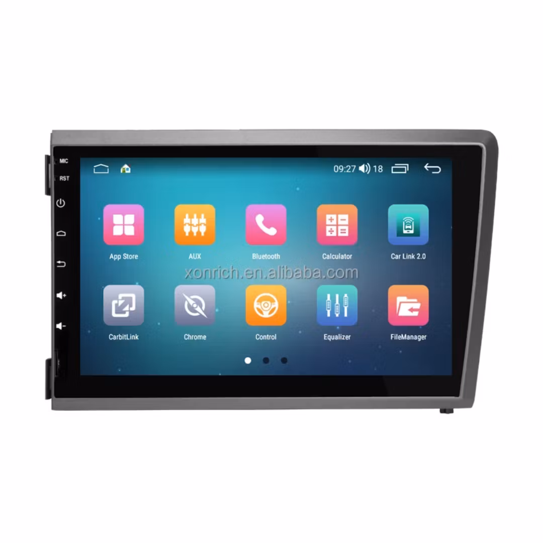 8" android 13 bilstereo  Volvo S60, V70  XC70 (2000-2004) gps wifi  blåtand rds Dsp RAM:4GB, ROM:64 GB