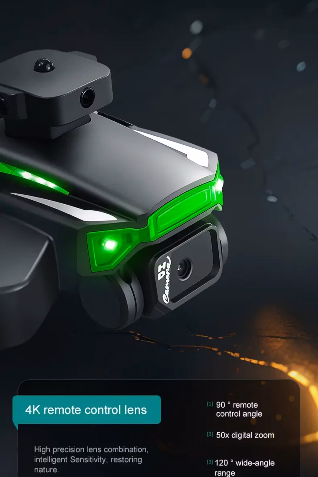 5G wifi quadcopter drönare  med Gps, HD dualkamera videokamera