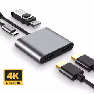 Usb-C till Dual HDMI adapter