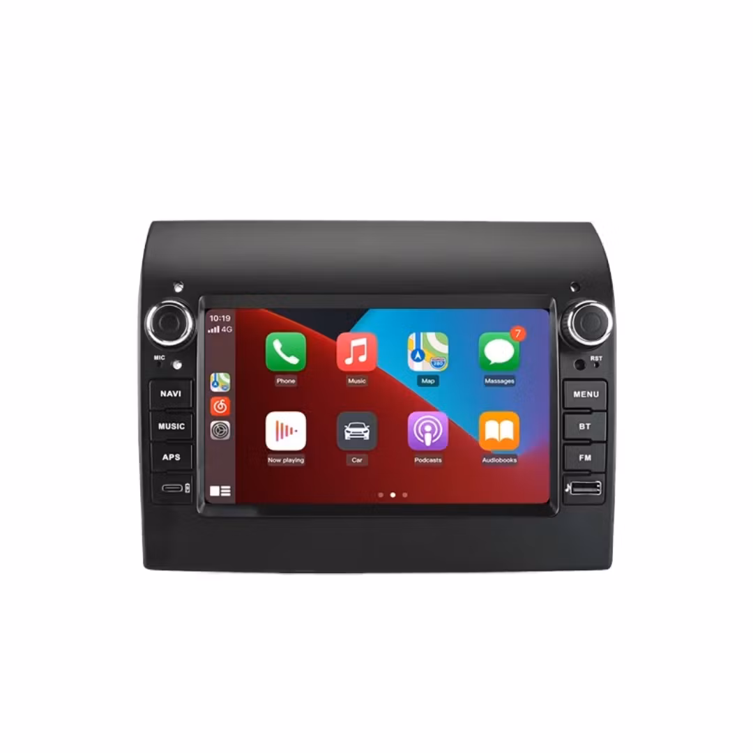 7" android 12. Bilstereo  Fiat Ducato ( 2012--2020) gps wifi carplay android auto blåtand rds Dsp RAM : 6GB  Rom : 128GB, 4G LTE