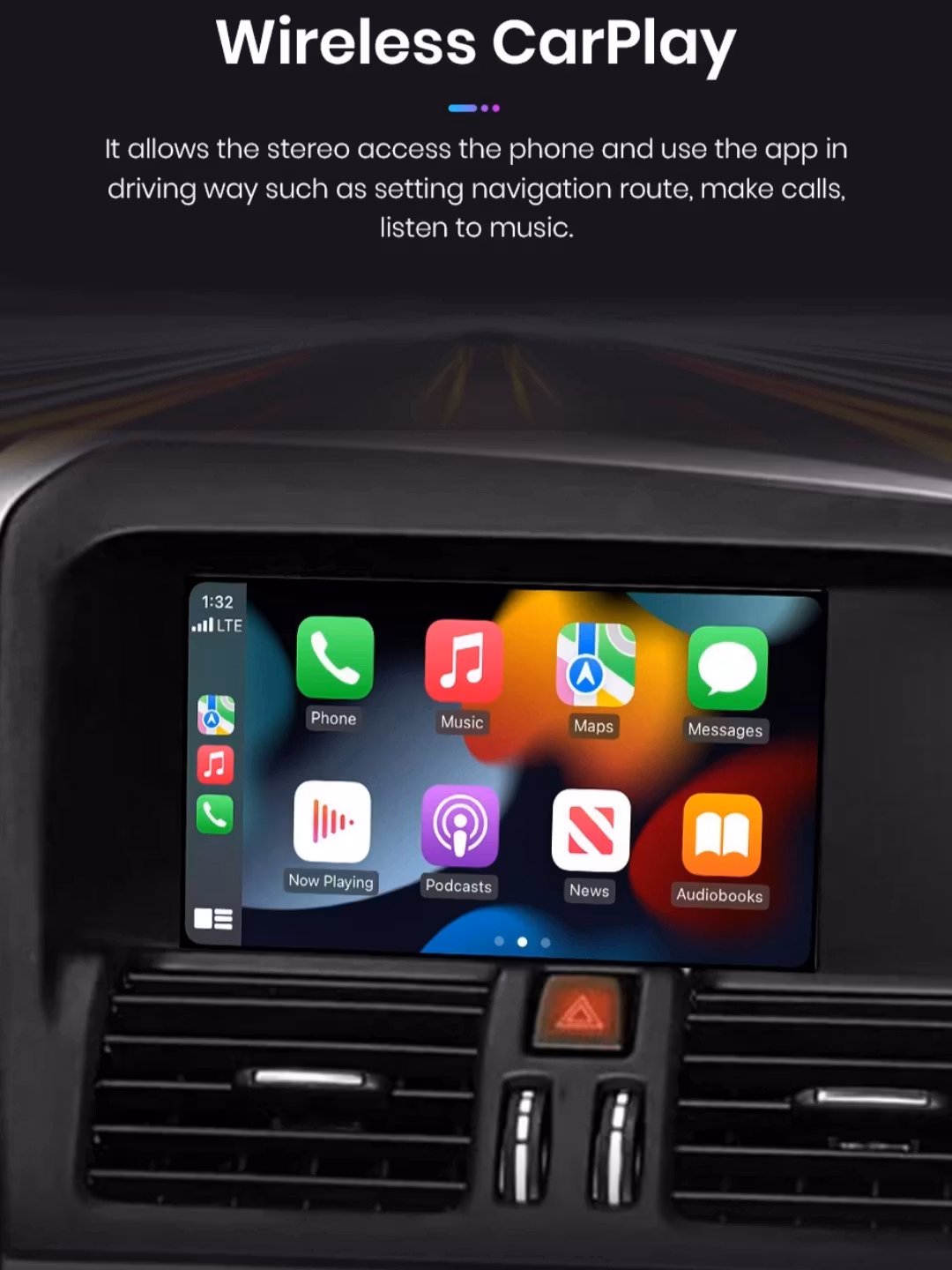 Carplay & Android auto modul  Volvo  V60/S60/V40/vx60( 2015--2018)