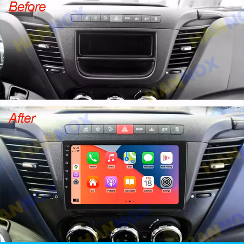 10"android 13, bilstereo IVECO KLen RV/DAILY (2018-2020) gps wifi dsp, bluetooth. Carplay,android auto Ram: 4GB, Rom: 64GB