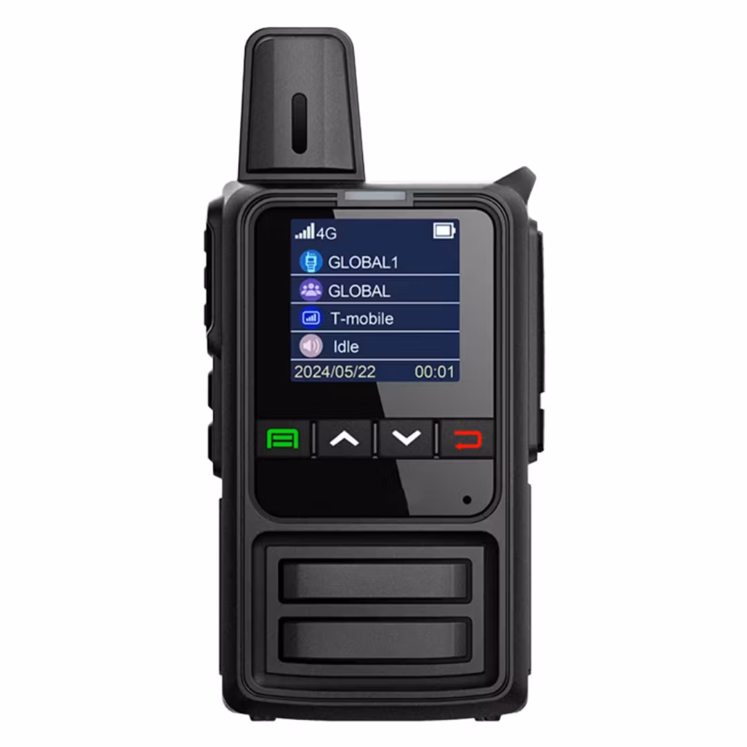 Mini 4G LTE walkie talkie, plats för simkort,5000km