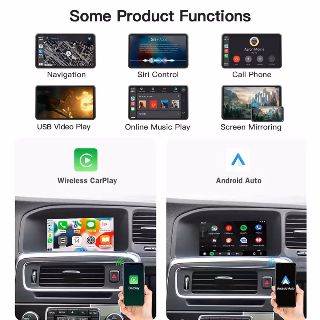 Carplay& android auto modul Volvo v40/xc60/S60/v60( 2011--2017))