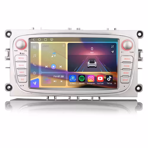 7"android14, bilstereo FORD Mondeo / Focus / S-Max /C-max/Galaxy(2007--2011)  gps wifi rds, fm radio, carplay,android,Ram: 8GB,Rom:128GB, 4G LTE