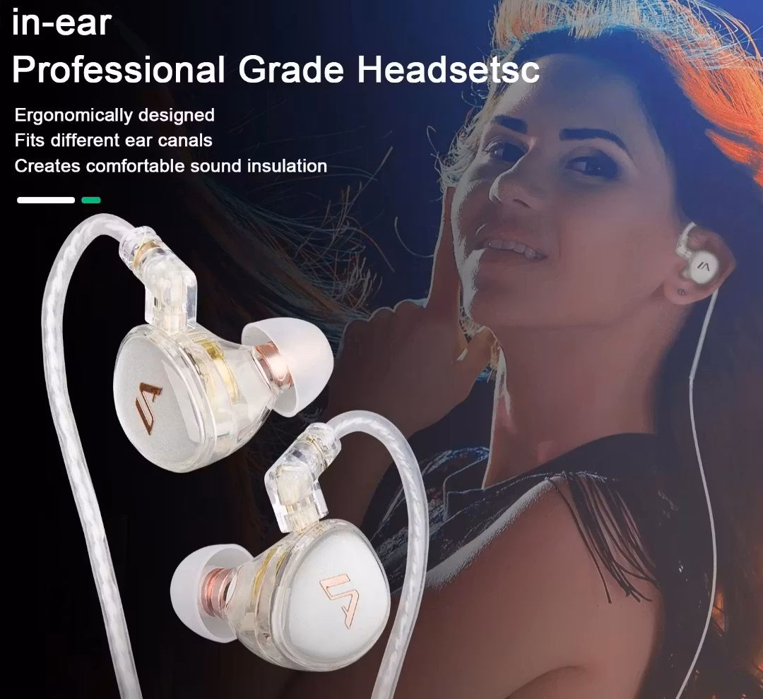 PLL 4st professionellt ufh in-ear-monitorsystem
