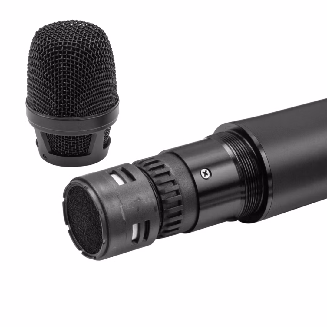 professionellt 8-kanals UHF dynamiskt trådlöst mikrofonsystem med 100 kanaler