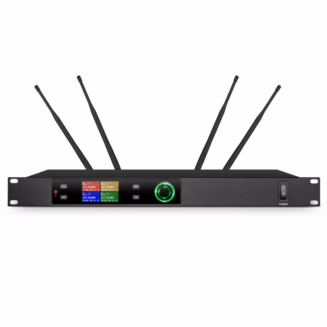 4st headset PLL UHF trådlös mikrofonsystem