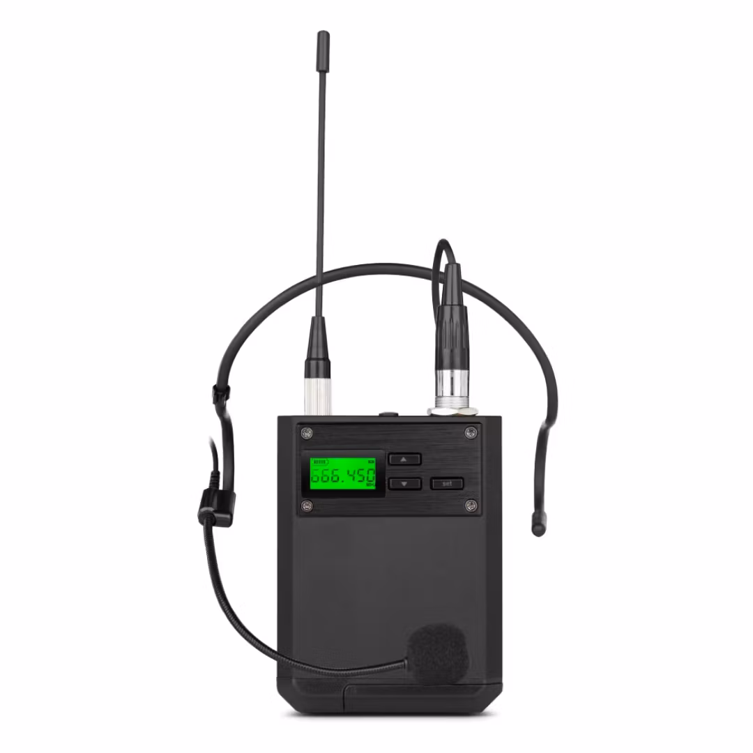 4st headset PLL UHF trådlös mikrofonsystem